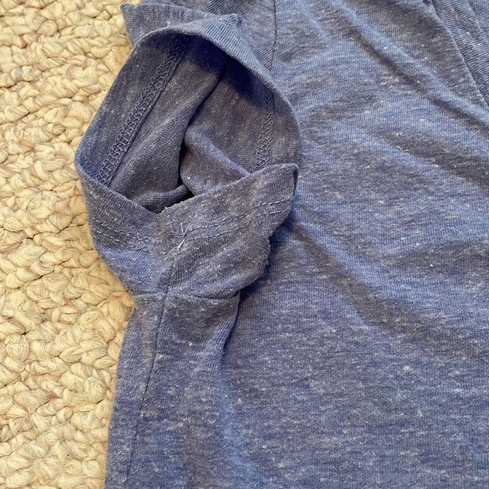 J. Crew blue short sleeve tee shirt top - Picture 8 of 8